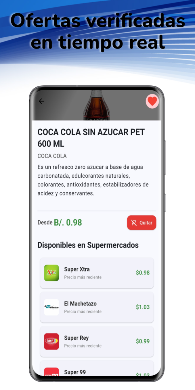Compara precios automáticamente entre supermercados